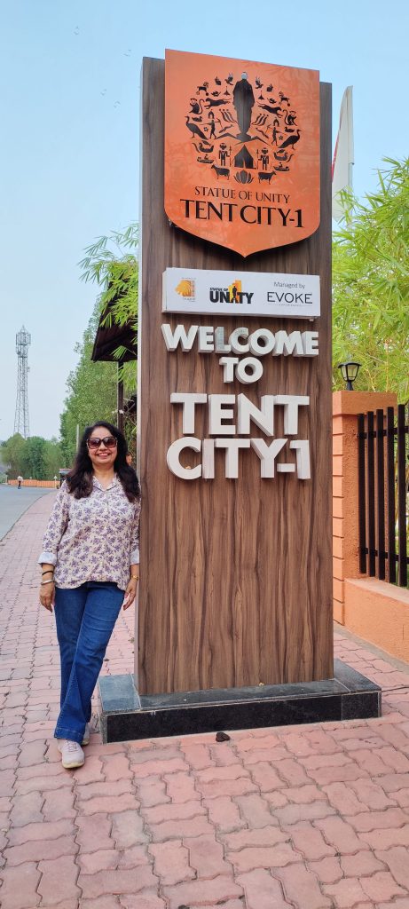 SOU Tent City Statue of Unity